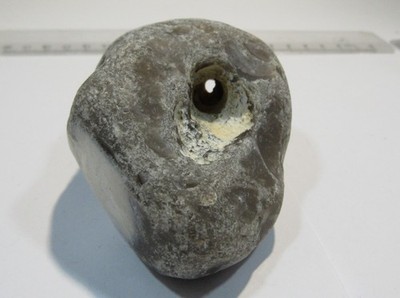 S271 Klapperstein Flint + Schwamm St. Valery-en-Caux Normandie 8x6x4cm 245g rar