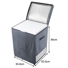 Weatherproof Chest Freezer Cover with Adjustable Fit for Outdoor Storage