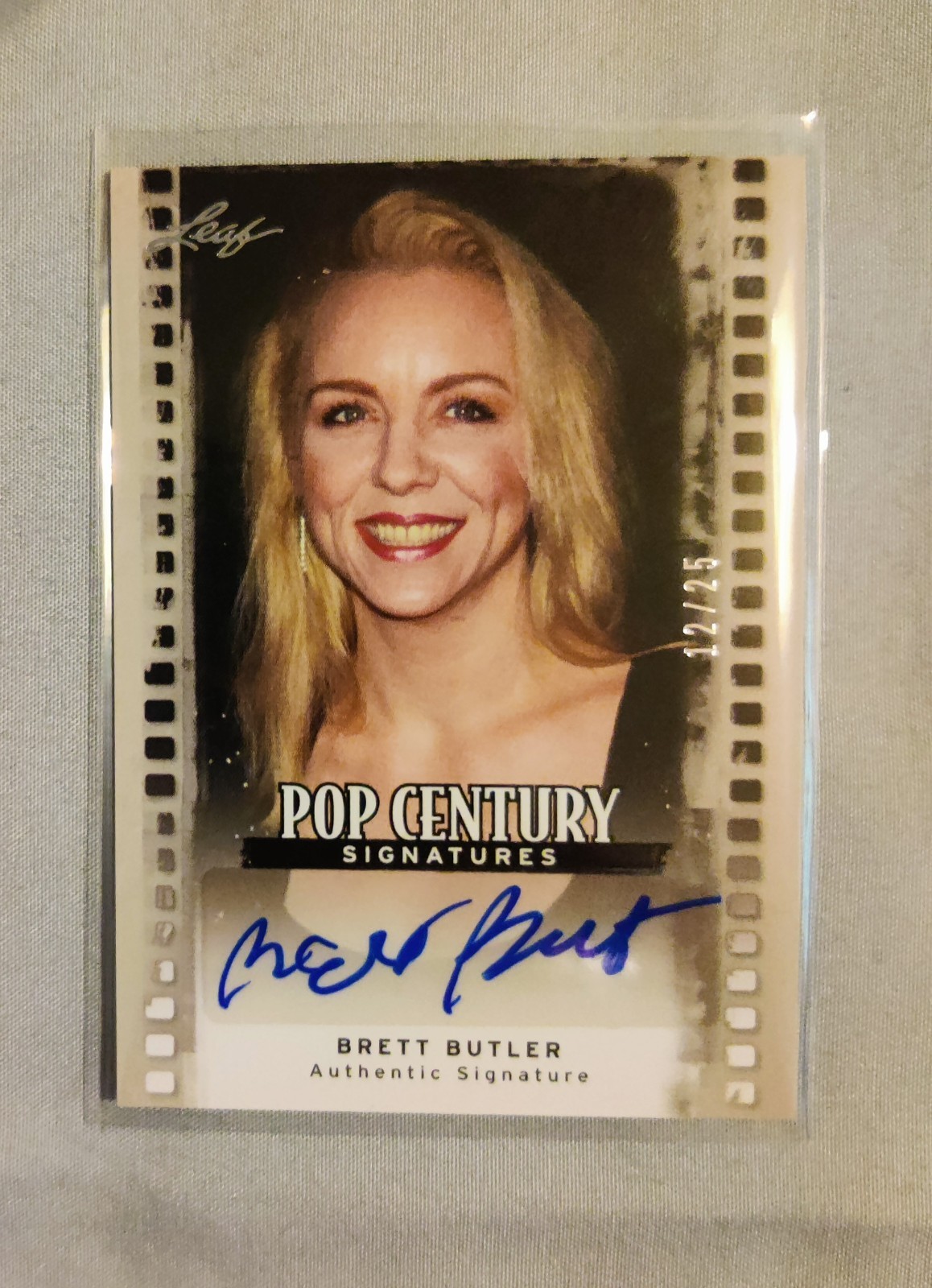 2011 Leaf Pop Century Brett Butler Auto /25 #BA-BB2 Signed Auto Grace Under Fire