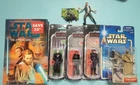 Star Wars Lot Action Figures And Book. Han Solo, Tusken, The Approaching Storm.