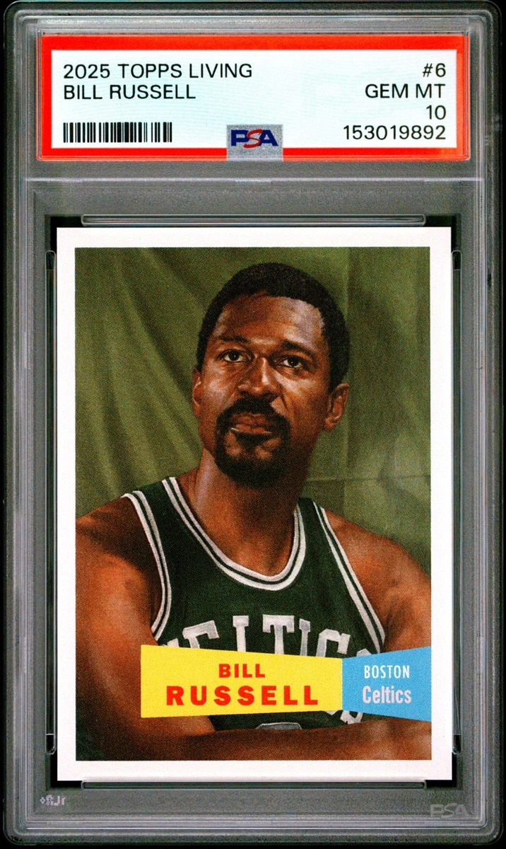 Topps Bill Russell Basketball Sports Trading Cards & Accessories