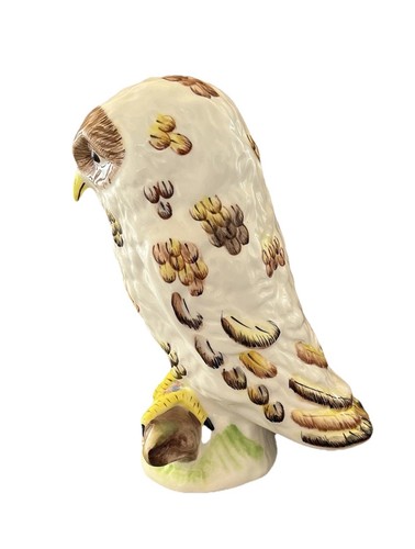 Vintage MMA Ceramic Owl On Branch With Flowers Figurine/Statue Used - Picture 11 of 16