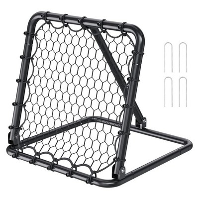 VEVOR 34''x34'' Soccer Rebounder Net Kick-Back Portable Football Training Gifts