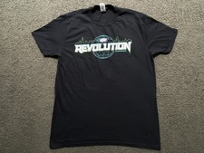 2020 AEW Revolution I WAS THERE T Shirt Large Black Chicago 2/29/20 Wrestling