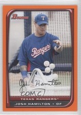 2008 Bowman Orange 115/250 Josh Hamilton #183 0e5