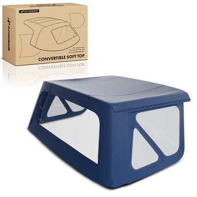 A-Premium Blue Convertible Soft Top w/ Plastic Window for Kia Sportage 1996-2002