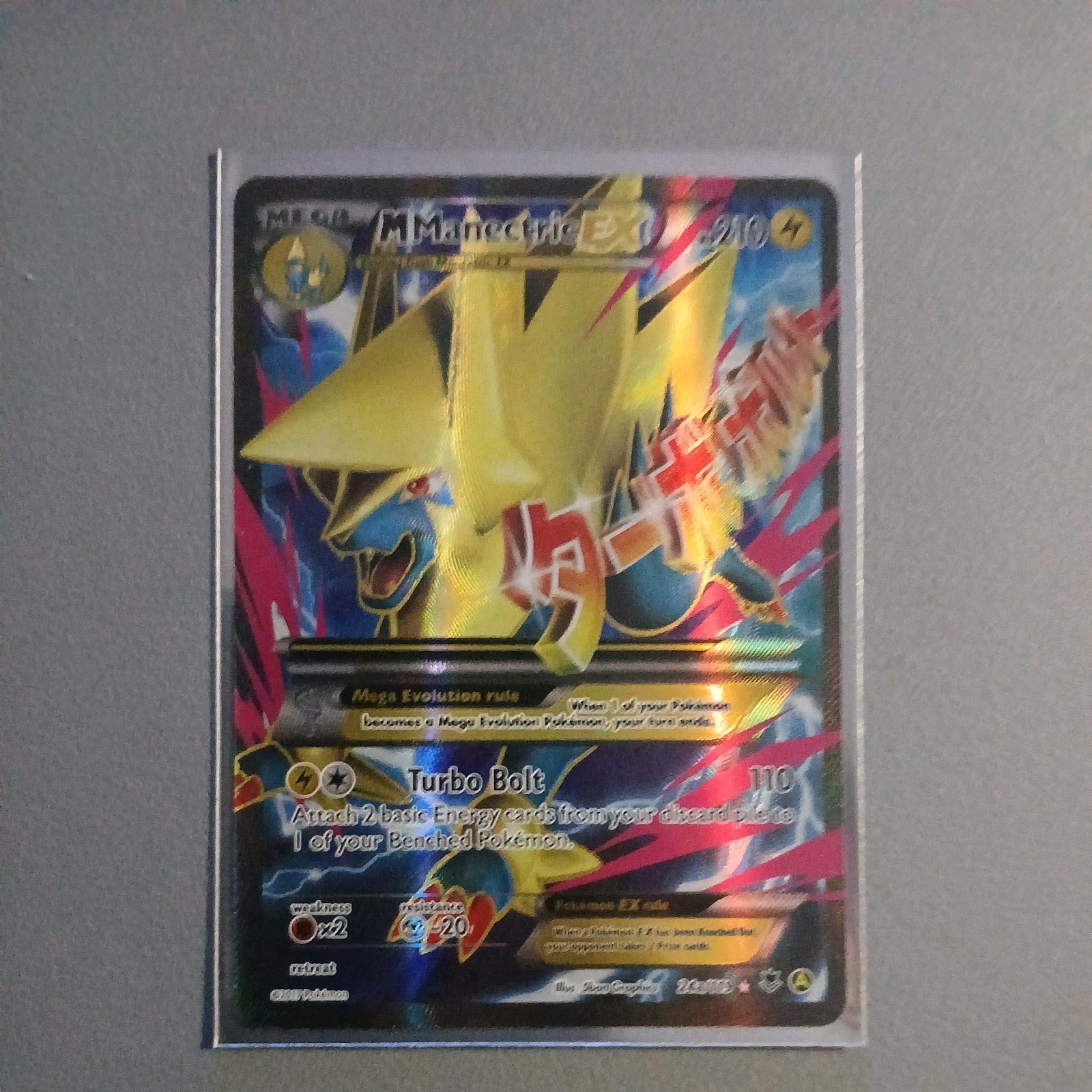 Mega Manectric EX 24a/119 – XY Phantom Forces – Pokémon TCG – Holo EX