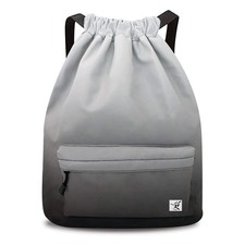 Waterproof Drawstring Bag, Gym Bag Sackpack Sports Backpack for Men Women