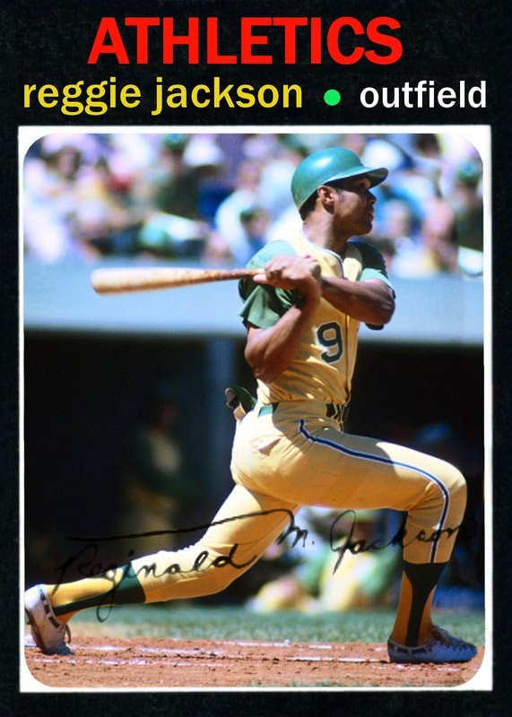 REGGIE JACKSON 71C## BUT 5 GET 1 FREE ## or 30% OFF 12 OR MORE
