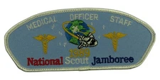 1989 Jamboree Medical Officer Staff JSP WHT Bdr (VT2079)