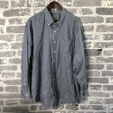 Peter Millar Shirt Mens 2XL Gingham Check Button Down Nanoluxe Easycare Dress