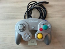 OEM Nintendo GameCube Controller Authentic Tested Tight Stick Clean Silver GC