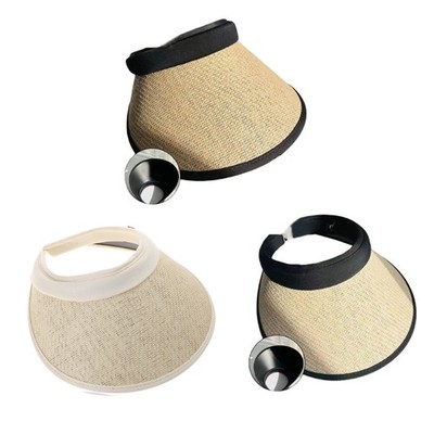Straw Visor Summer Sun Visor Hat Sun Hat Golf Cap Women Visor Hat Golf Visor
