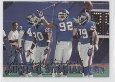 1999 Fleer Tradition Michael Strahan #210 HOF 3a3