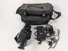 Vintage Sony Handycam Video8 Camcorder Bag Remote Charger RMT-506 Black Untested