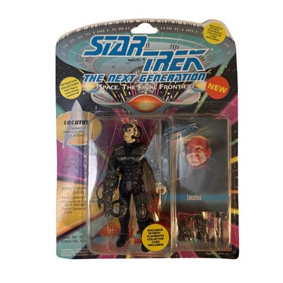 Star Trek TNG Locutus Borg Playmates 1993 MOC Figure w/ Card Accessories
