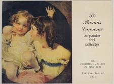 SIR THOMAS LAWRENCE AS PAINTER AND COLLECTOR / 1st Edition 1955 #143628