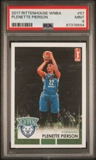 2017 Rittenhouse WNBA Plenette Pierson PSA 9 Minnesota Lynx Texas Tech Raiders