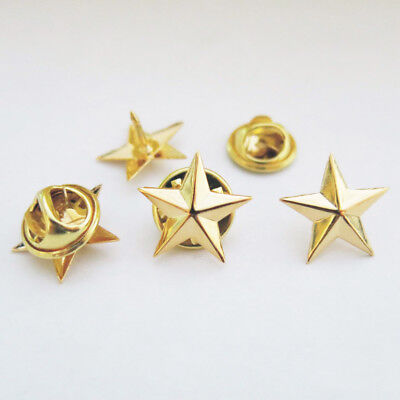 gold star lapel pin badge sell by retail, metal badges 