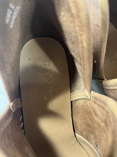 Report Women’s Davidson Tan Brown Ankle Bootie Shoe Size 6 LEATHER - Picture 7 of 15