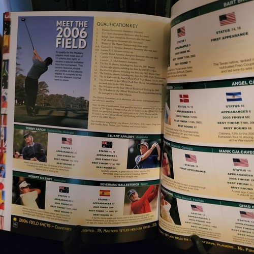 2006 Masters Journal offizielles Programm Augusta National Golf Club Phil Mickelson - Bild 4 von 5