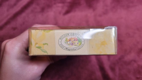 Vintage Willow Cottage Magnolia Soap Savon And Bath Cubes, NEW OLD STOCK - Picture 7 of 7