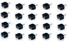 20 3.5mm Stereo Y Splitter Audio Adapter-1/8" Male Plug to 2 Female Jacks 13A