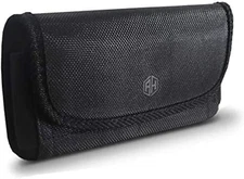 AH Military Grade Nylon Cell Phone Pouch - Clip Holder for Belt Loop, Fits Iphon