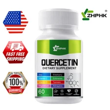 Quercetin 1000 mg with Vitamin C & Zinc - Natural Immune Support Supplement
