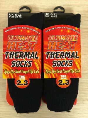 1,2 ultimative dicke heiße Winter warme Thermo Socken für Herren ultimative Wärme 2,3 TOG 