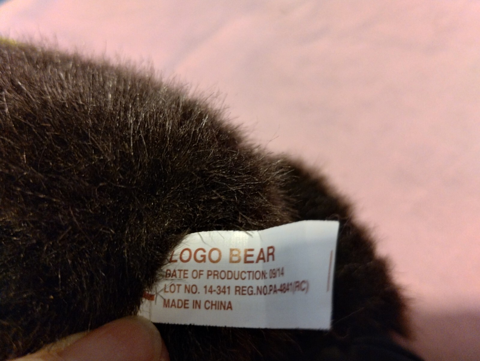 Logo Bear Gorilla Logic Ape Plush 8" w/Yellow Tee Shirt Stuffed Animal