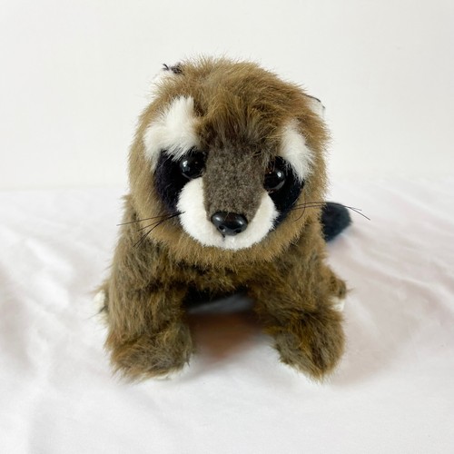 A156 Vintage Ty Classics Raccoon Bandit Plush 15" Stuffed Toy Lovey - Picture 2 of 5