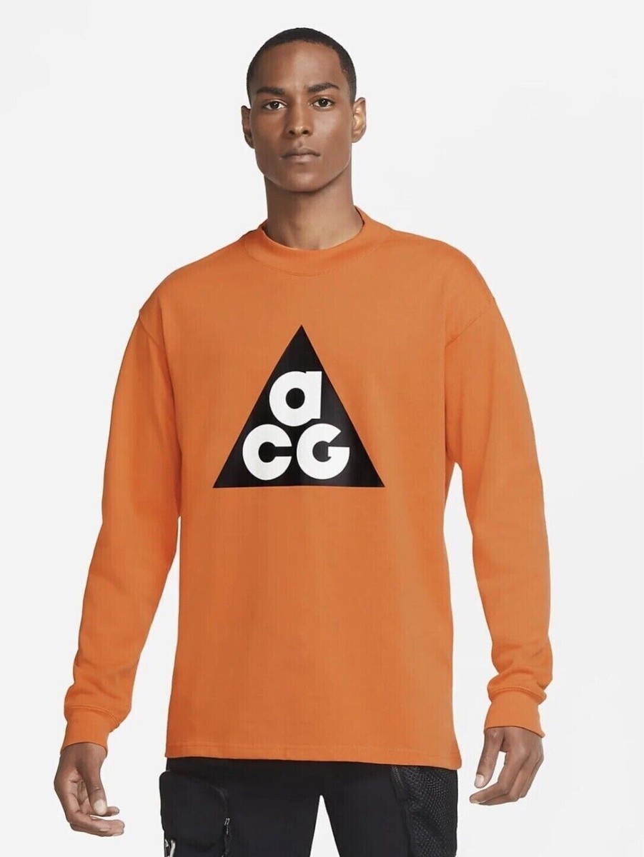 nike acg t shirt orange