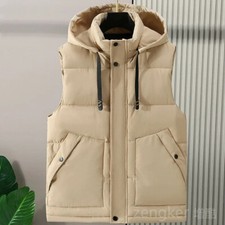 Men Waistcoat Thickened Autumn Winter Casual Men's Horse Jacket Fashion Vest