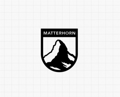 Matterhorn Decal Sticker for Cars, Laptop, Desktop, Walls, or any Smooth surface