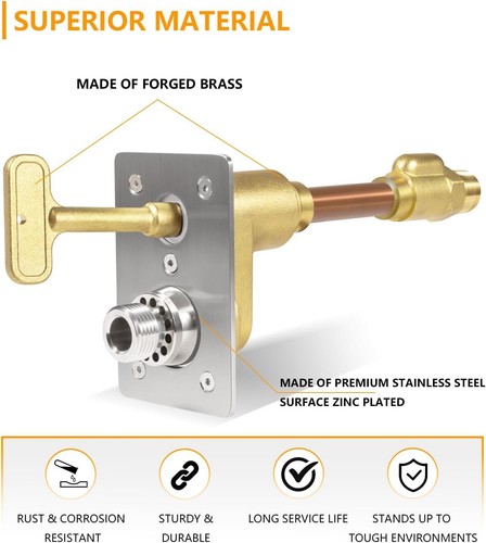 Replaces for Z1321-CXL Z1321-CXL-6 Automatic Draining Wall Hydrant 6" Wall - Picture 5 of 11