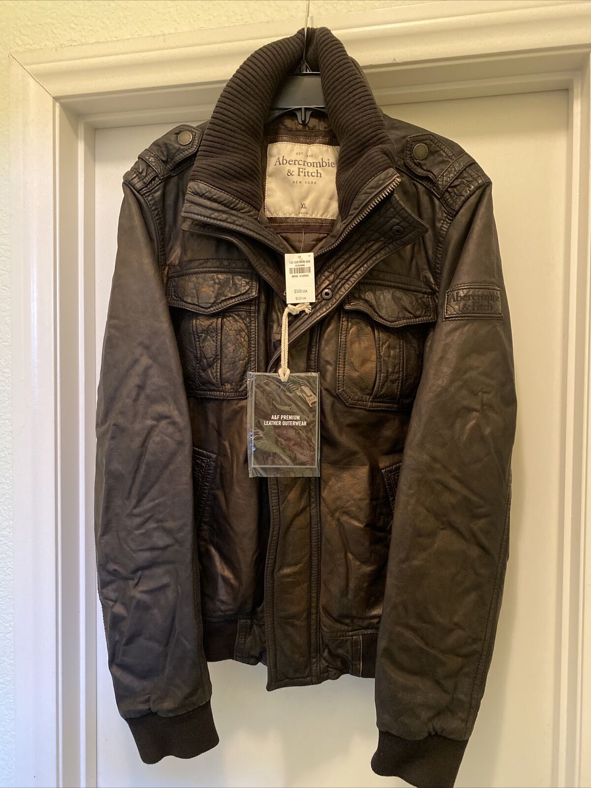 Abercrombie&Fitch スタジアムジャンパー SIZE XL 公式 sandorobotics.com