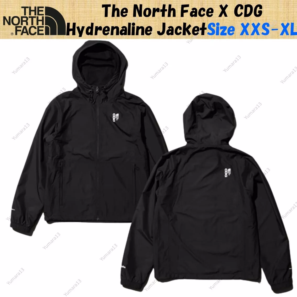 The North Face X CDG Hydrenaline Jacket Black Size XXS-XL New | eBay