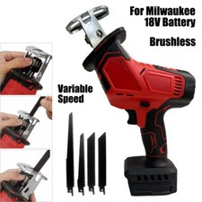 Cordless Brushless Reciprocating Saw Wood Cutter Tool For Milwaukee 18V Battery