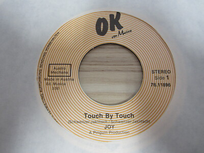 Single /  Joy  ?  Touch By Touch  /  AUT  PRESS  / RAR /