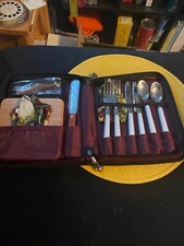 Picnic Time Kit - Cutting Board, Utensils, Utility Knife, Napkins