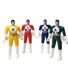Lot of 4 Vintage Mighty Morphin POWER RANGERS Action Figures Knockoff Bootleg