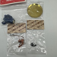 Concord Miniature Dollhouse Vtg Lot Cast Iron Tea Tray Copper Utensils Phone