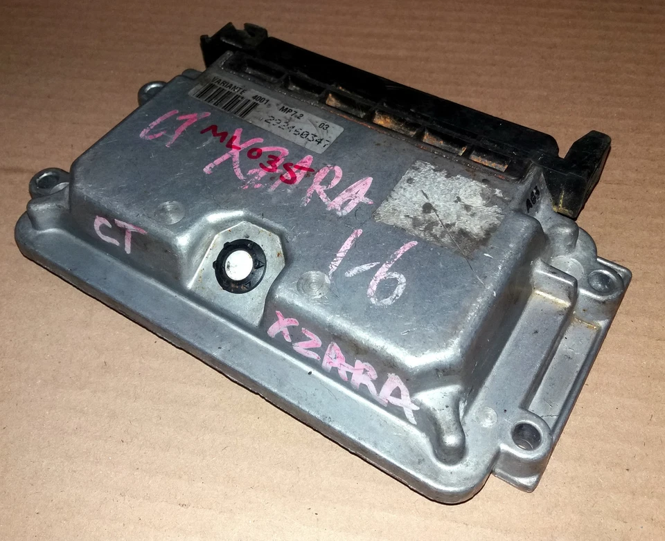 Citroen Xsara 1.6 Bosch 0261206214 Ecu Ecm oem used 9632693880 - Image 2 of 4