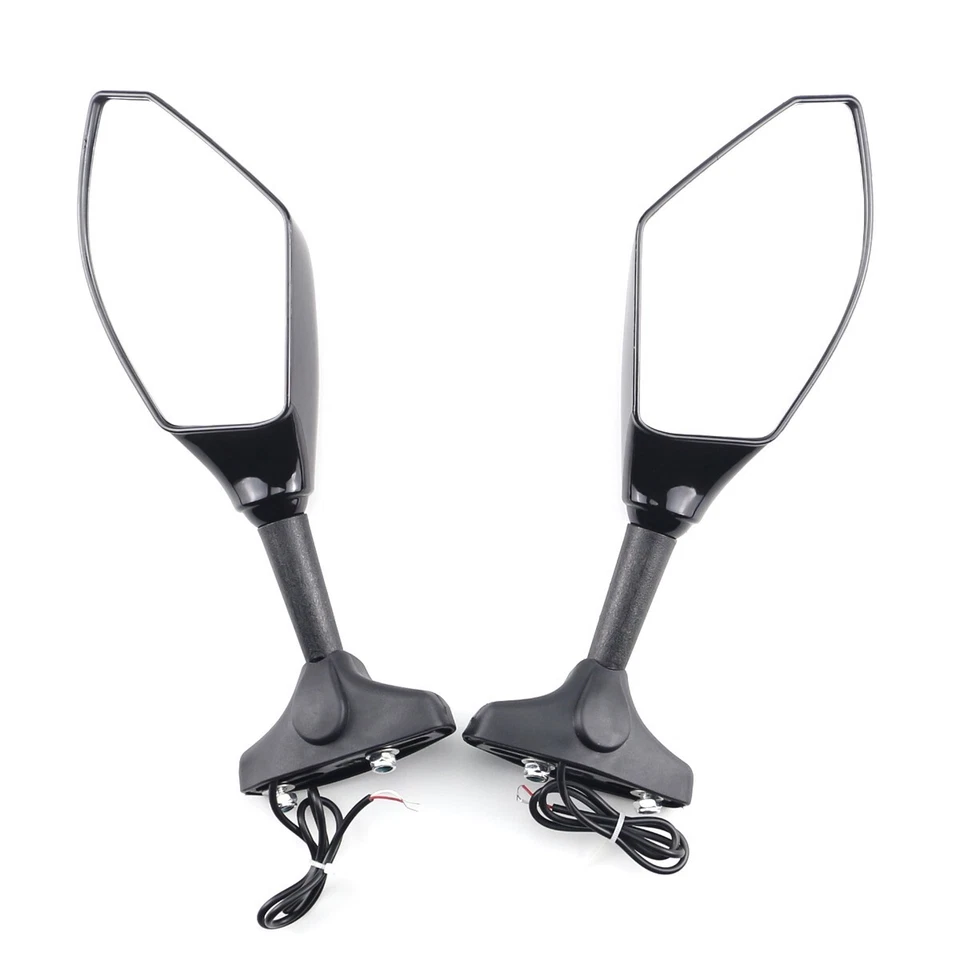 Rearview Mirrors With Turn Signal LED For Aprilia RS125 RSV4 Factory RSV4R/RR/RF - Image 4 of 4