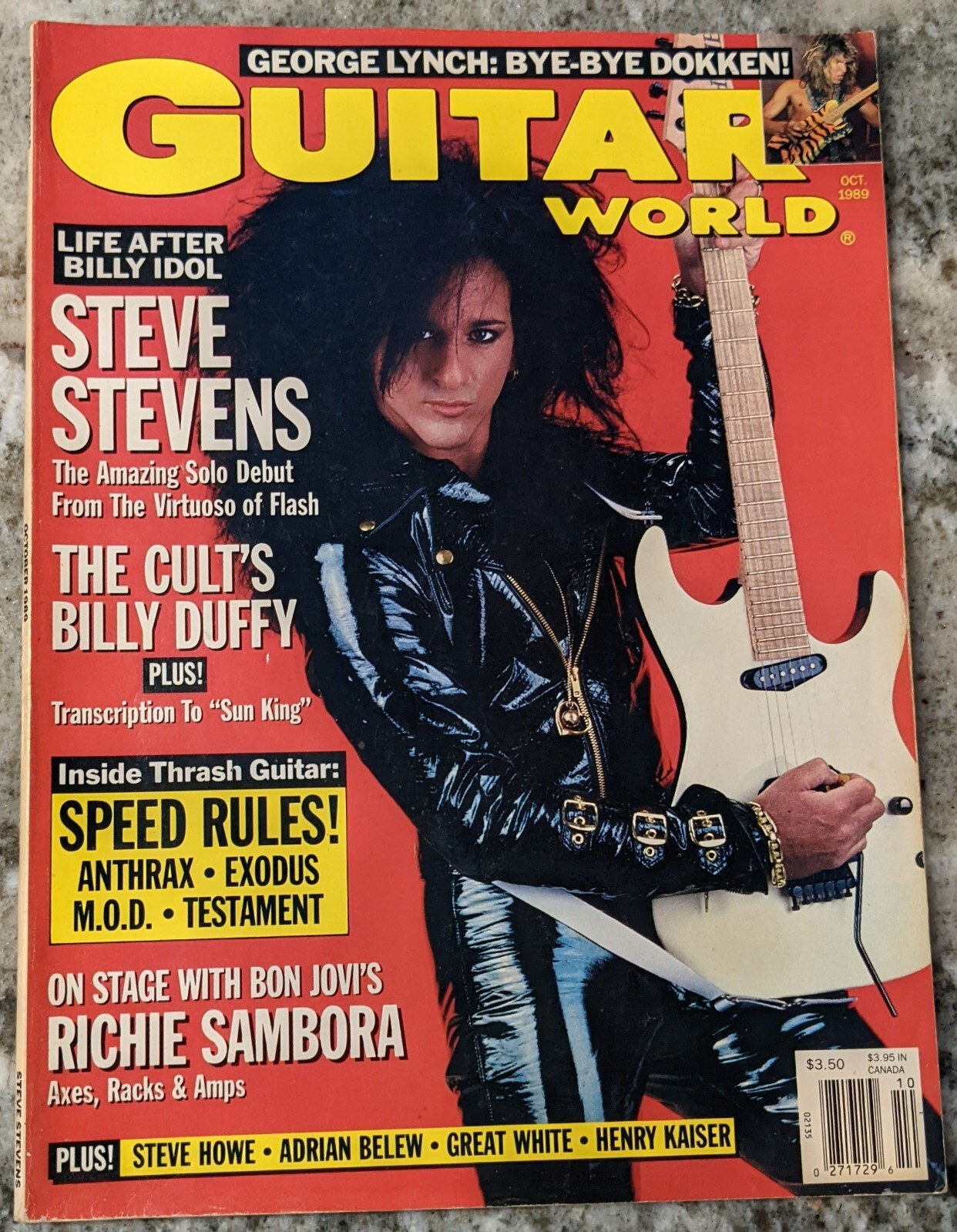 October 19 Guitar World Vintage Music Magazine Steve Stevens Very Good Cond Ebay October 19 Guitar World Vintage Music Magazine Steve Stevens Very Good Cond Ebay