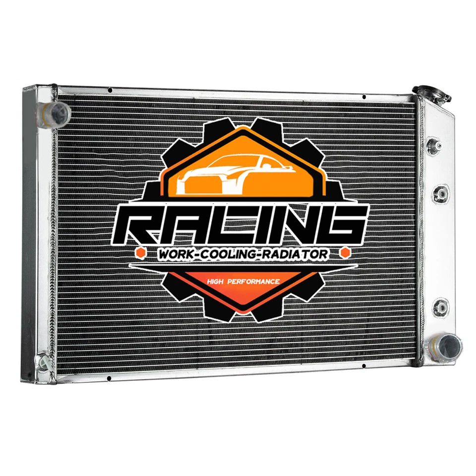 Radiator For 1973-1987 Chevy Truck 73-91 Blazer 19 x 28-1/4"-Core 2-Row Aluminum — 第 2/2 张图片