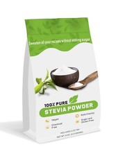 100 Percent Pure Stevia Powder, Keto Vegan, No Fillers and Additives