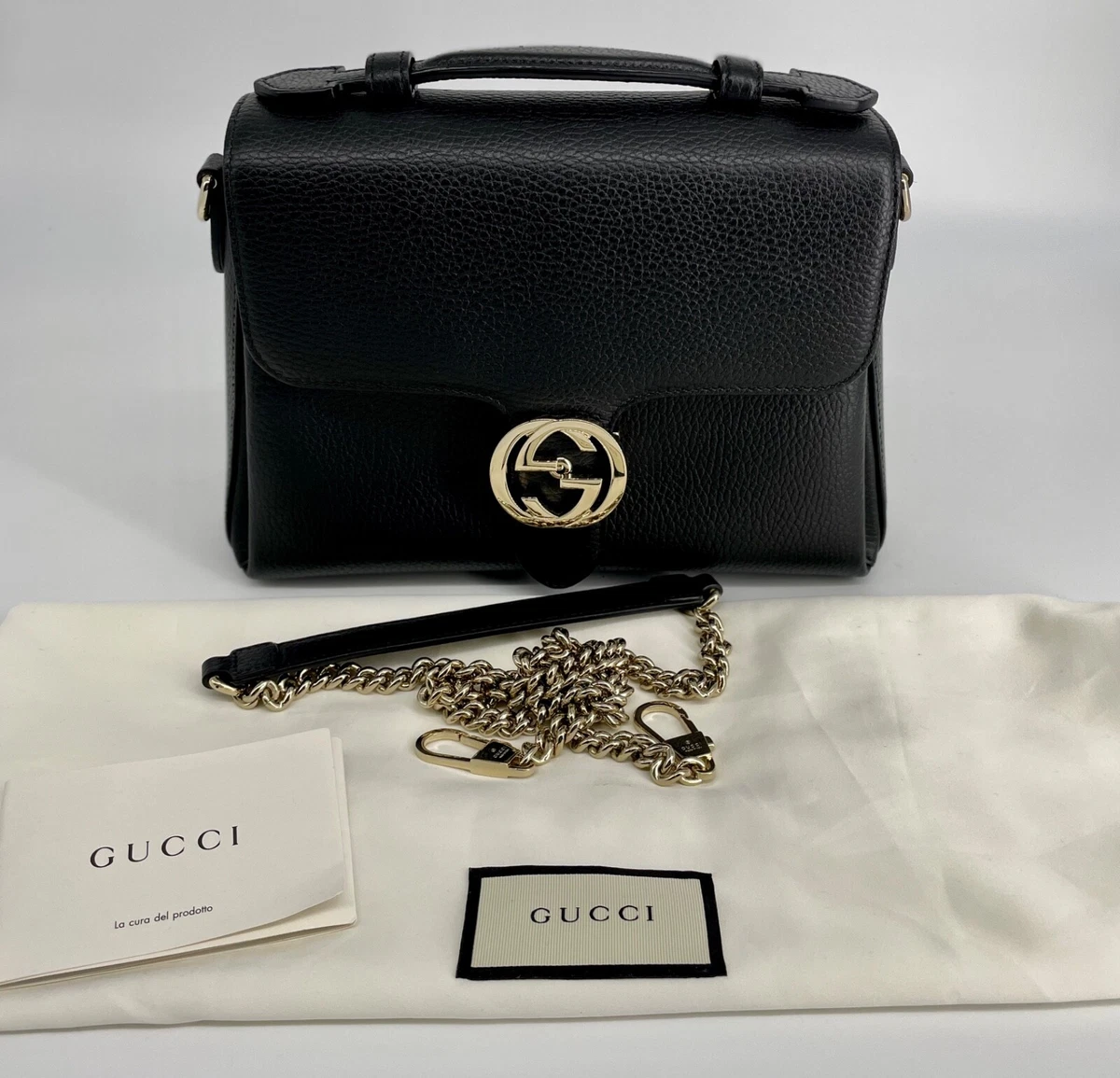 Gucci Interlocking Leather Handbag