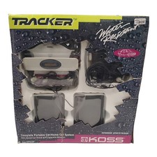 KOSS TRACKER CDP454CP Portable Car / Home CD System Water Resistant